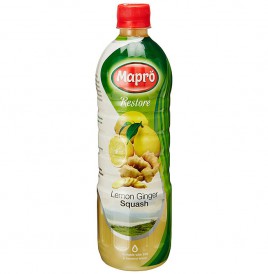 Mapro Restore Lemon Ginger Squash  Plastic Bottle  750 millilitre